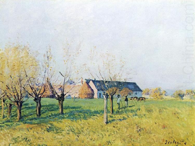 Bauernhof zum Hollenkaff, Alfred Sisley